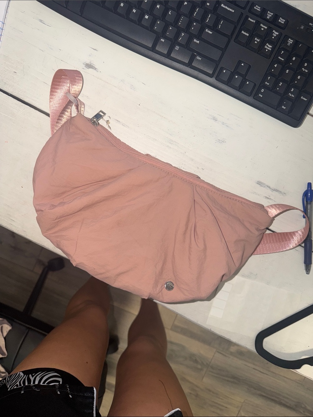 Rose Pink Women's Hip Bag